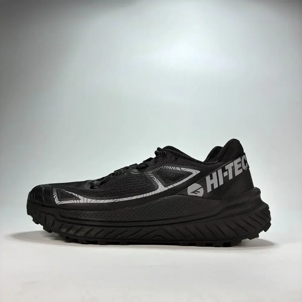 Hi-Tec Catalina Black Low Top Athletic Trail Running Shoes 1852822 Men's Sz 10.5